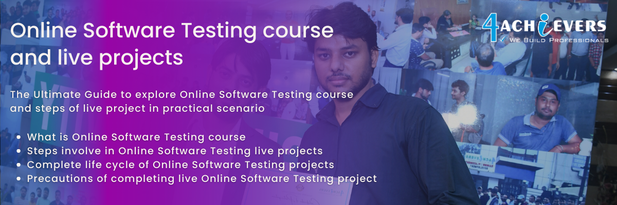 Online Software Testing course and live projects