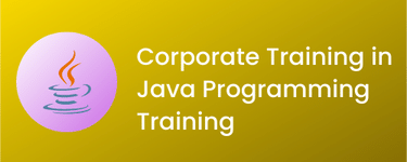 Corporate Training in Java Programming Training