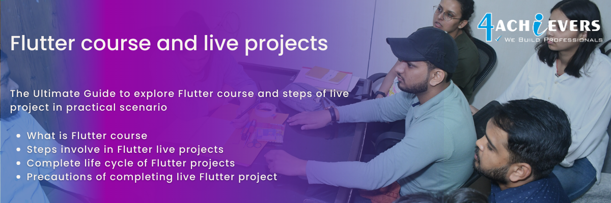 Flutter course and live projects
