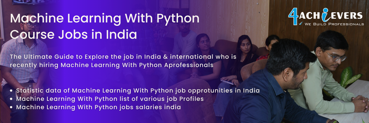 Machine Learning With Python Jobs in India