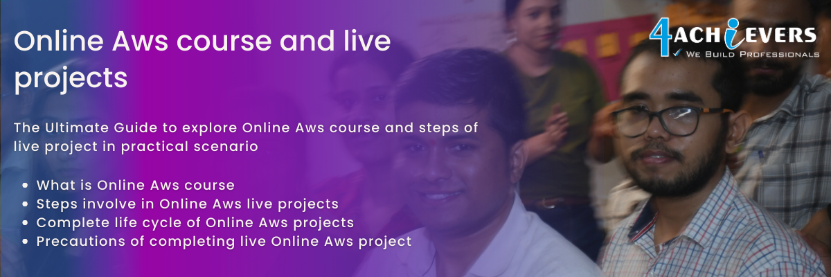 Online Aws course and live projects