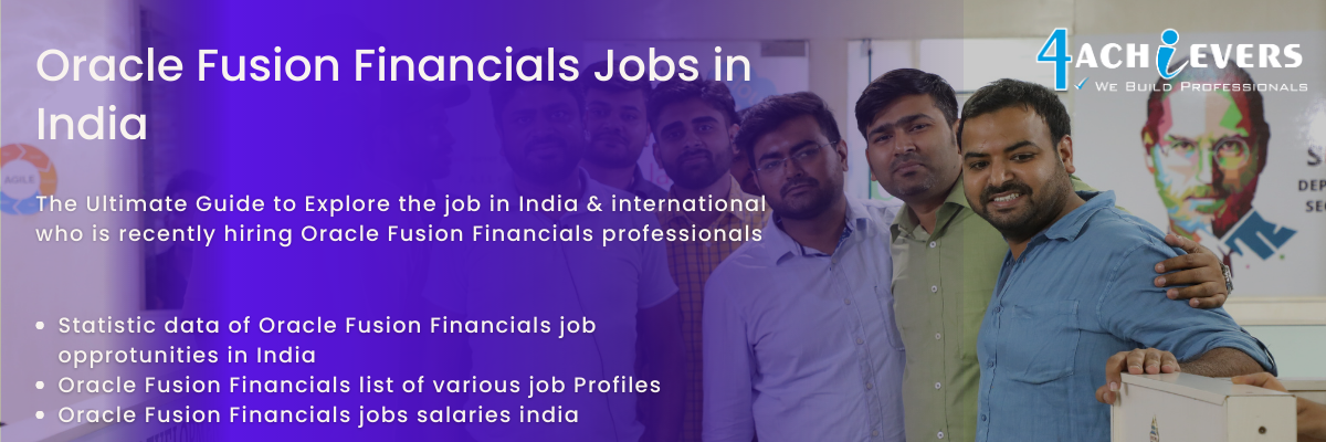 Oracle Fusion Financials Jobs in India