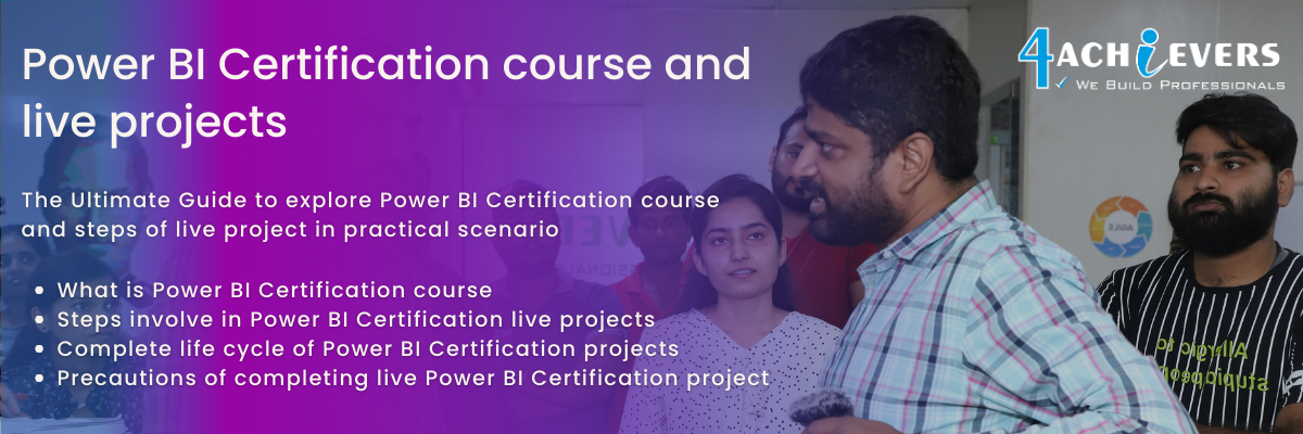 Power BI Certification course and live projects
