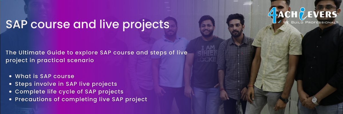 SAP course and live projects