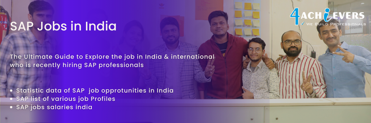 SAP Jobs in India