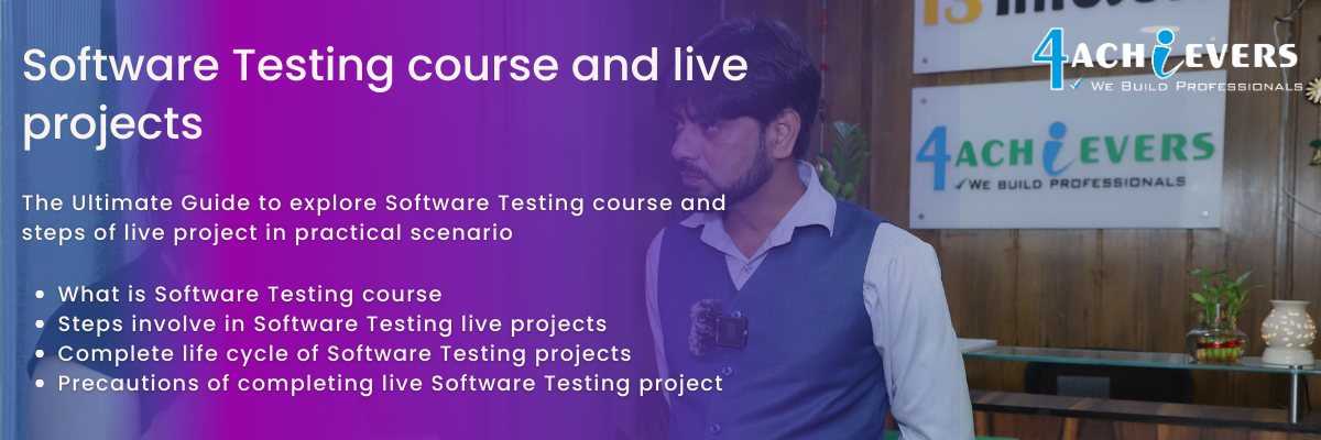 Software Testing course and live projects