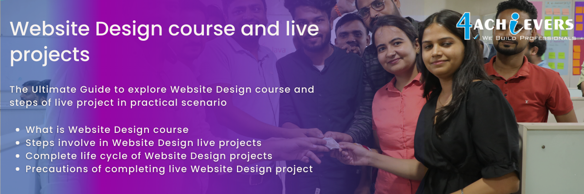 Website Design course and live projects