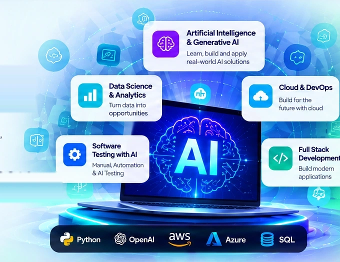 4Achievers AI-Ready Tech Career Programs — Artificial Intelligence, Data Science, Software Testing, Cloud DevOps, Full Stack