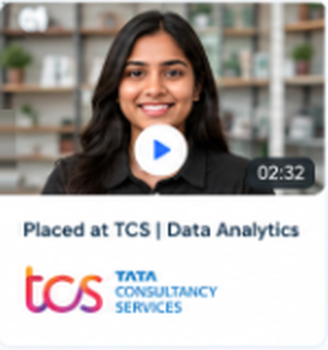 Placed at TCS | Data Analytics