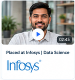 Placed at Infosys | Data Science