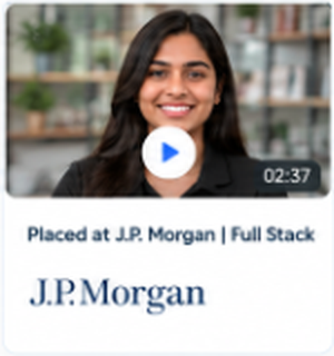 Placed at J.P. Morgan | Full Stack
