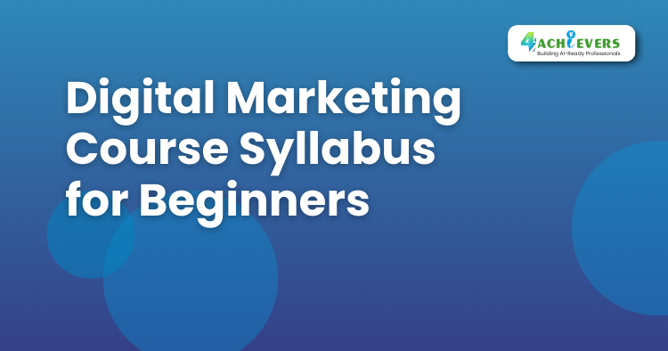 Digital Marketing Course Syllabus for Beginners - Digital marketing course in Dehradun Tutorial