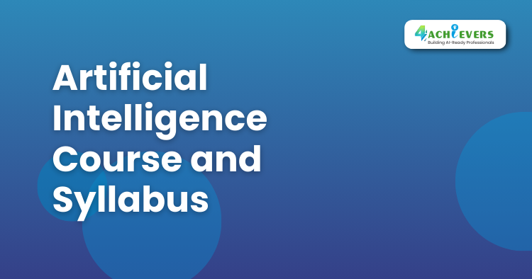 Artificial Intelligence Course and Syllabus - Artificial Intelligence Course in Chandigarh Tutorial