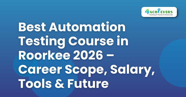 Best DevOps Course in Roorkee 2026 | DevOps Training & Careers – 4Achievers - Best DevOps Course in Roorkee 2026 Tutorial