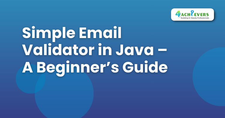 Simple Email Validator in Java – A Beginner’s Guide -  Tutorial