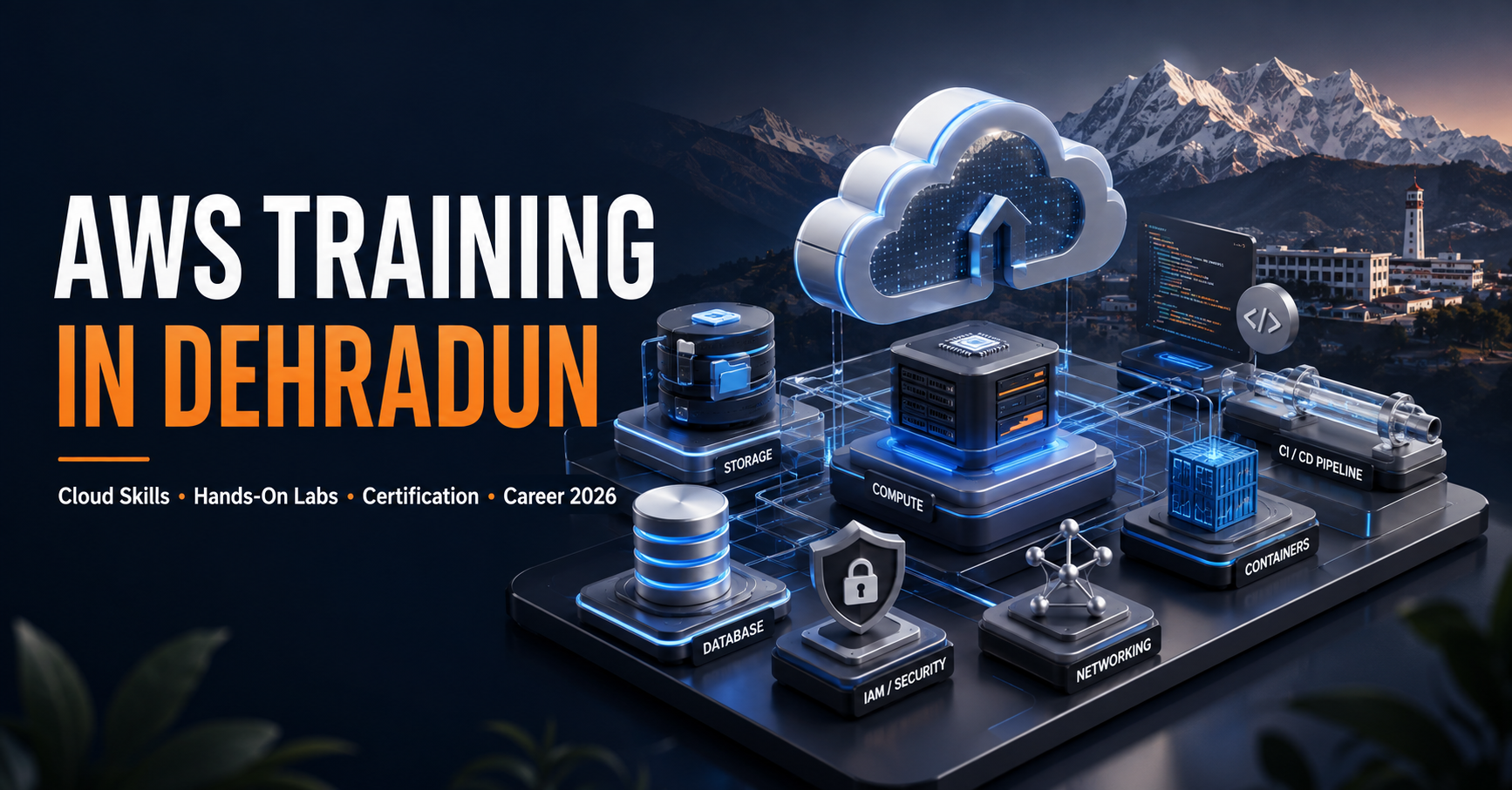 AWS Training in Dehradun 2026 | Course, Fees, Labs & Career