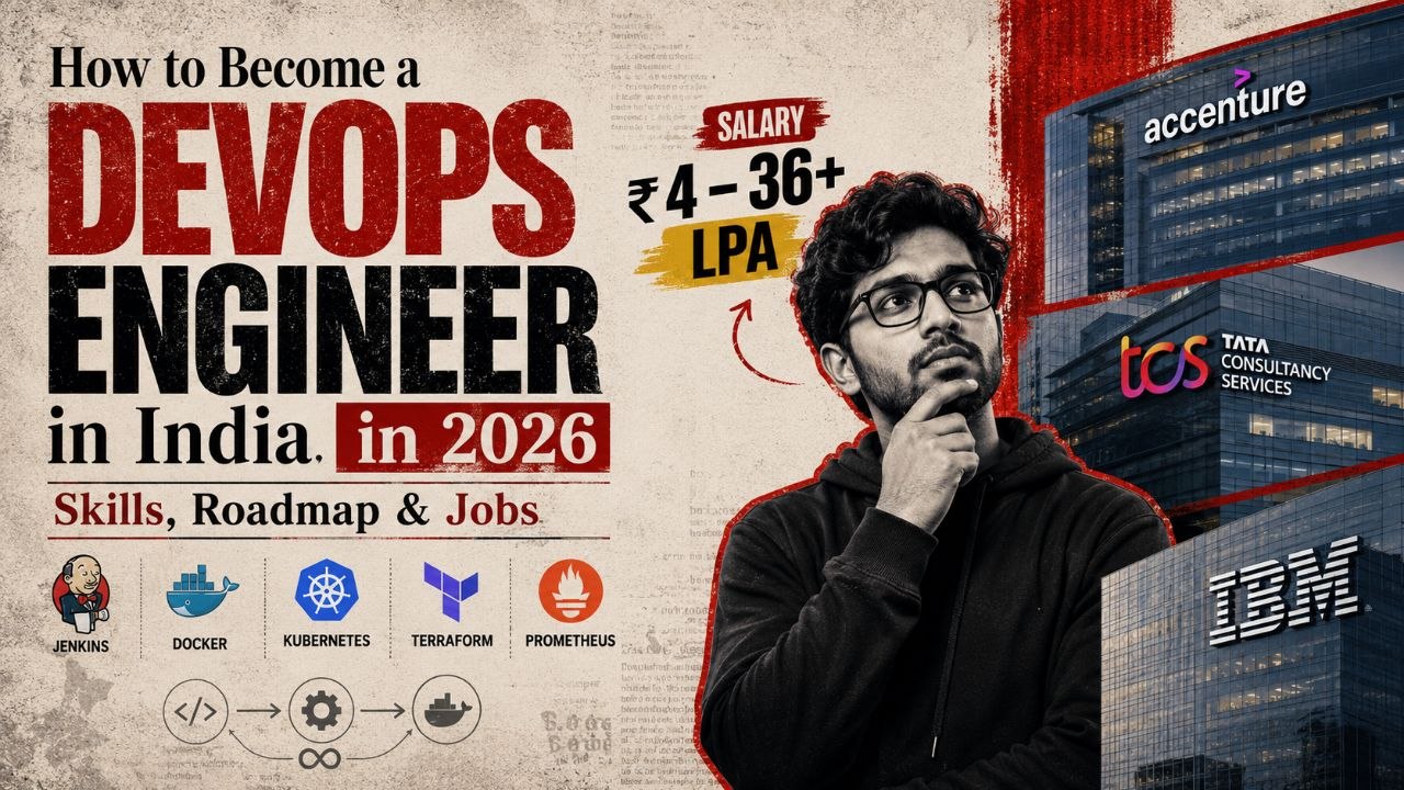 How to Become a DevOps Engineer in India in 2026: Skills, Roadmap & Jobs