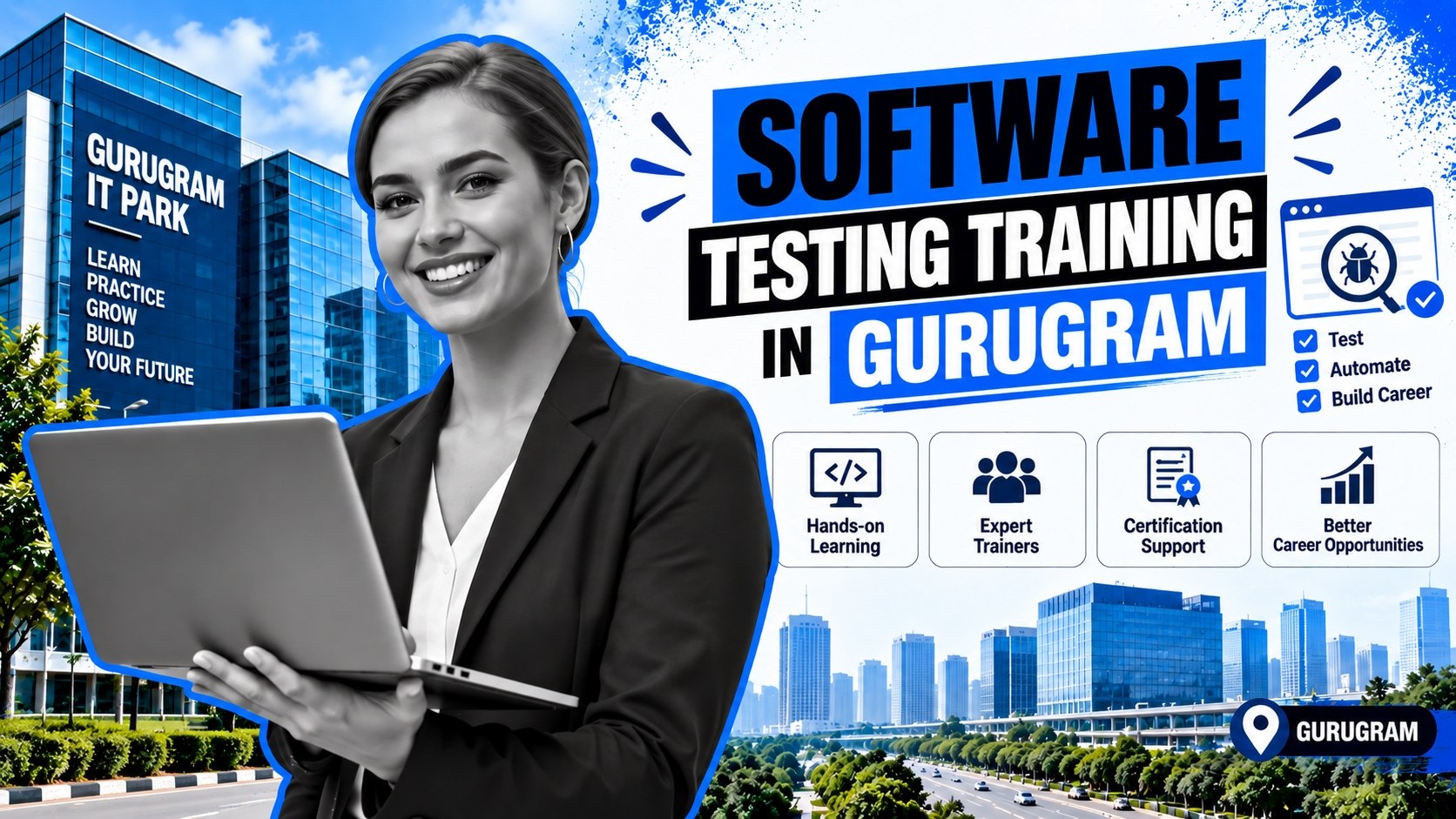 Software Testing Courses in Gurugram with 100% Placement | QA Automation Training — 4Achievers