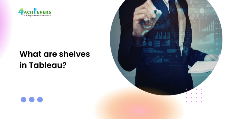 What are shelves in Tableau?